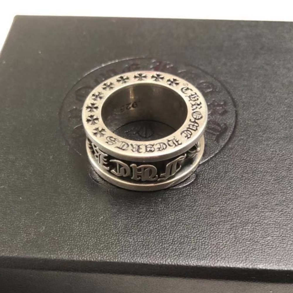 CHROME HEARTS SPINNER FUCK YOU RING size 9
